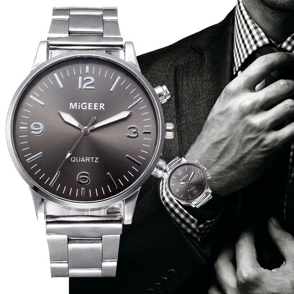 2018 new men watch stainless steel strip clock male quartz sport watch men casual wristwatch relogio masculino, Slivery;brown
2018 new men watch stainless steel strip clock male quartz sport watch men casual wristwatch relogio masculino, Slivery;brown