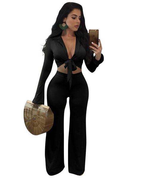 autumn/winter two piece jumpsuit romper women 2017 turn down collar bow tie elegant bodycon jumpsuit long sleeve party overalls, Black;white
autumn/winter two piece jumpsuit romper women 2017 turn down collar bow tie elegant bodycon jumpsuit long sleeve party overalls, Black;white