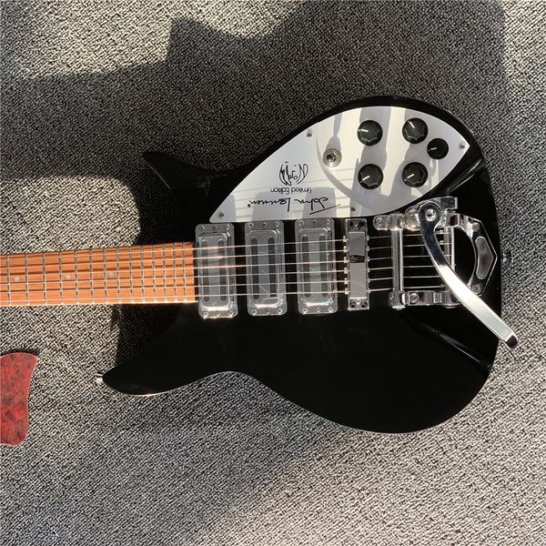 black electric guitar, 325 guitar,backer 34 inches,'r' tailpiece,
black electric guitar, 325 guitar,backer 34 inches,'r' tailpiece,