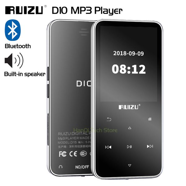 Original RUIZU D10 Bluetooth MP3 Player Lossless HiFi MP4 MP3 Music Player Portable Audio 8GB With Speaker FM Radio Clock
Original RUIZU D10 Bluetooth MP3 Player Lossless HiFi MP4 MP3 Music Player Portable Audio 8GB With Speaker FM Radio Clock