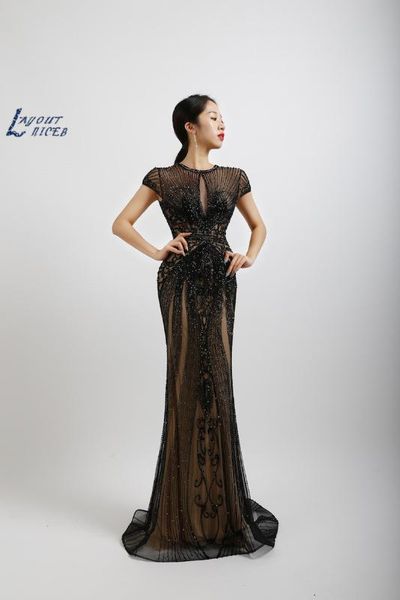luxury bling beads mermaid evening dresses elegant cap sleeve vestidos formal prom party gowns vestidos de fiesta dress women, White;black
luxury bling beads mermaid evening dresses elegant cap sleeve vestidos formal prom party gowns vestidos de fiesta dress women, White;black