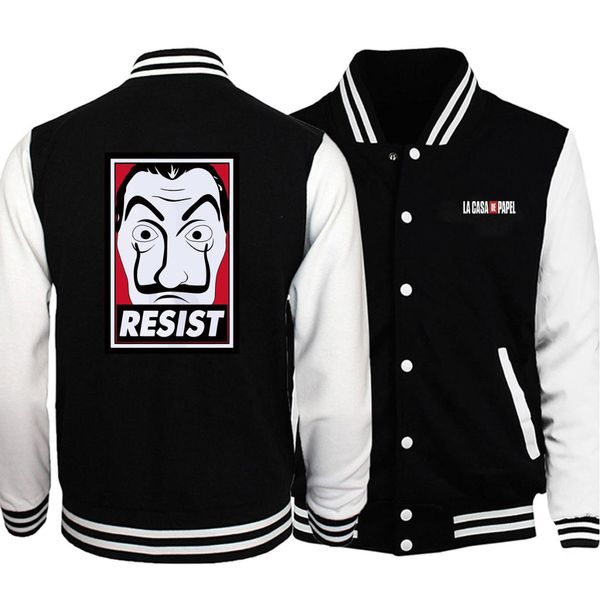 house of paper money heist la casa de papel men baseball jacket funny autumn plus size sportswear streetwear bomber jacket men, Black;brown
house of paper money heist la casa de papel men baseball jacket funny autumn plus size sportswear streetwear bomber jacket men, Black;brown