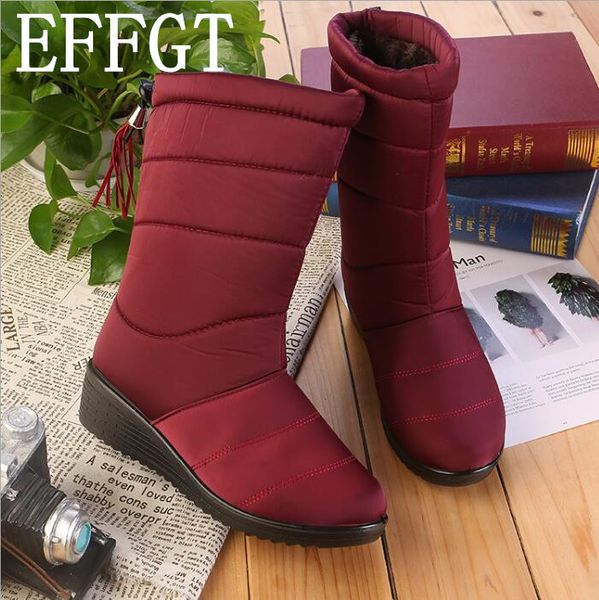 effgt winter new ladies tassel cashmere snow boots in the slope with warm female boots waterproof non-slip women's b545, Black
effgt winter new ladies tassel cashmere snow boots in the slope with warm female boots waterproof non-slip women's b545, Black