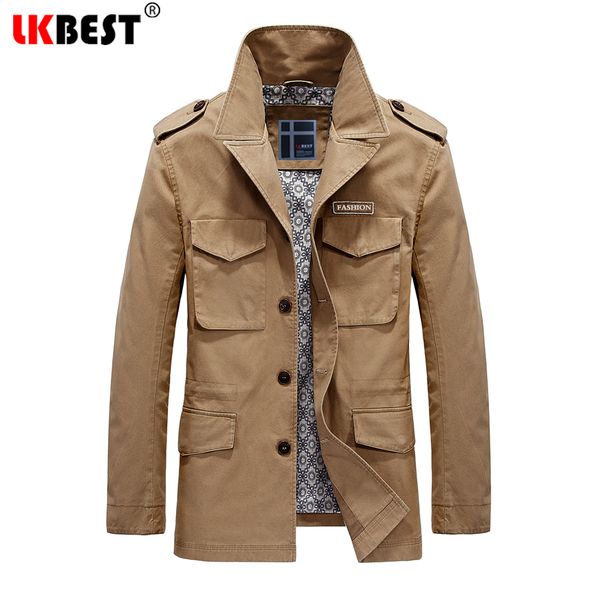 lk2017 thin casual men jackets cotton washed men coat safari style masculin jacket autumn men's windbreaker outwear (55077, Black;brown
lk2017 thin casual men jackets cotton washed men coat safari style masculin jacket autumn men's windbreaker outwear (55077, Black;brown