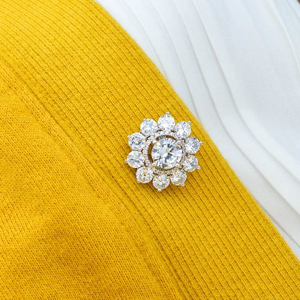 crystal flower brooch women shirt lapel pins safety buckle buttons metal tie tacks pin back clutch for sweater, scarf, Gray
crystal flower brooch women shirt lapel pins safety buckle buttons metal tie tacks pin back clutch for sweater, scarf, Gray