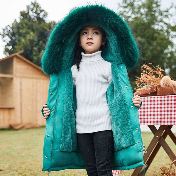 new girls 80% white duck down coats winter collar hooded outerwear coat children down jackets thick liner plus velvet cold winter, Blue;gray
new girls 80% white duck down coats winter collar hooded outerwear coat children down jackets thick liner plus velvet cold winter, Blue;gray