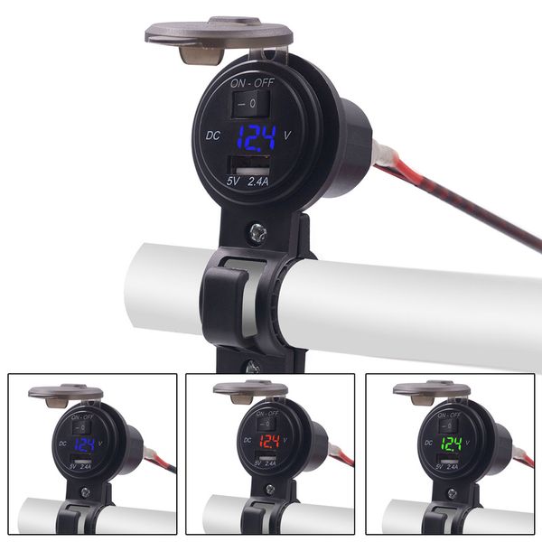 12v waterproof motorcycle car usb voltmeter power adapter charger handlebar digital voltmeter bracket motorcycle accessories
12v waterproof motorcycle car usb voltmeter power adapter charger handlebar digital voltmeter bracket motorcycle accessories