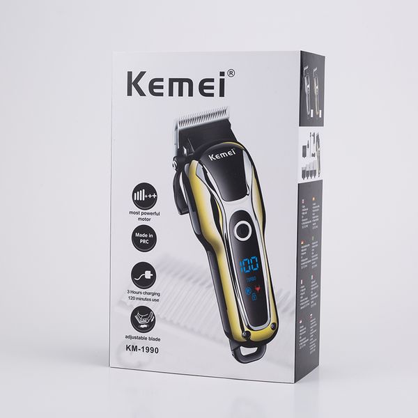 1 x fast charge 100-240v electric clipper stainless steel blade trimer cutter cordless shaver razor men lcd display for km-1990 sweet07 ycdo
1 x fast charge 100-240v electric clipper stainless steel blade trimer cutter cordless shaver razor men lcd display for km-1990 sweet07 ycdo