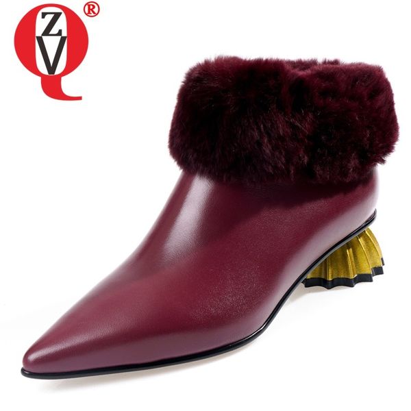 zvq autumne new fashion ankle boots outside mid heels pointed toe zipper genuine leather women shoes drop shipping size 34-43, Black
zvq autumne new fashion ankle boots outside mid heels pointed toe zipper genuine leather women shoes drop shipping size 34-43, Black