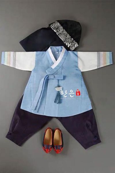 south korea imported fabrics for boys' first birthday korean clothing children's new korean clothing costumes outfit, White
south korea imported fabrics for boys' first birthday korean clothing children's new korean clothing costumes outfit, White
