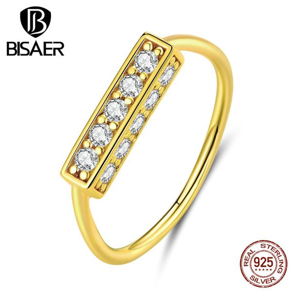 simple rings bisaer 925 sterling silver geometric bar cubic zircon finger rings for women luxury silver jewelry efr085, Golden;silver
simple rings bisaer 925 sterling silver geometric bar cubic zircon finger rings for women luxury silver jewelry efr085, Golden;silver
