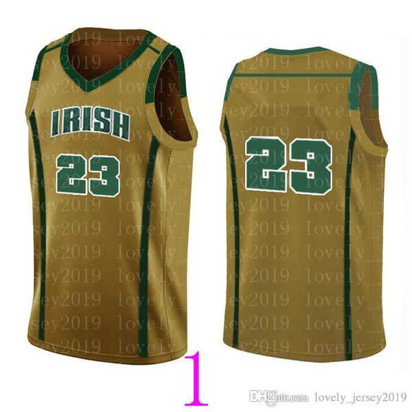 NCAA 23 Top sales Mens University Blue White Cheap 2019 wholesale Embroidery High quality gghhg S-XXL