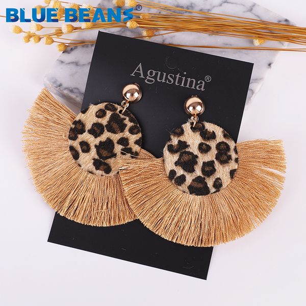 bohemian big tassel earrings for women long fringe round leopard earring fashion geometric handmade drop earings simple jewelry, Silver
bohemian big tassel earrings for women long fringe round leopard earring fashion geometric handmade drop earings simple jewelry, Silver