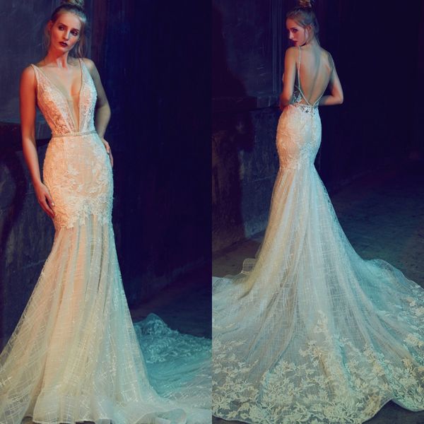 2019 lace mermaid wedding dresses deep v neck court train lace appliqued garden country wedding dress beach bridal gowns vestido de novia, White
2019 lace mermaid wedding dresses deep v neck court train lace appliqued garden country wedding dress beach bridal gowns vestido de novia, White