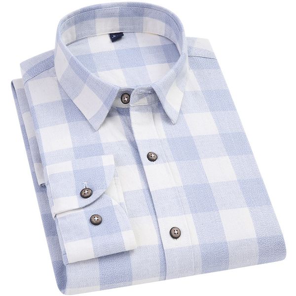 100% cotton big plaid checkered shirt men casual slim fit brushed shirts soft mens dress shirts formal business chemise homme, White;black
100% cotton big plaid checkered shirt men casual slim fit brushed shirts soft mens dress shirts formal business chemise homme, White;black