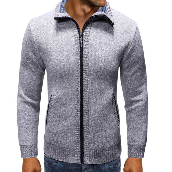 shujin men autumn warm outwear zipper casual sweater cardigan solid color knitted sweater coat men streetwear casaco masculino, White;black
shujin men autumn warm outwear zipper casual sweater cardigan solid color knitted sweater coat men streetwear casaco masculino, White;black