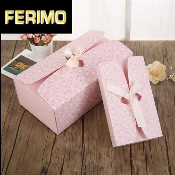 10pcs high-grade large cardboard gift box+ribbon packaging wedding, pink/blue rectangle gift paper boxes packing for girls
10pcs high-grade large cardboard gift box+ribbon packaging wedding, pink/blue rectangle gift paper boxes packing for girls