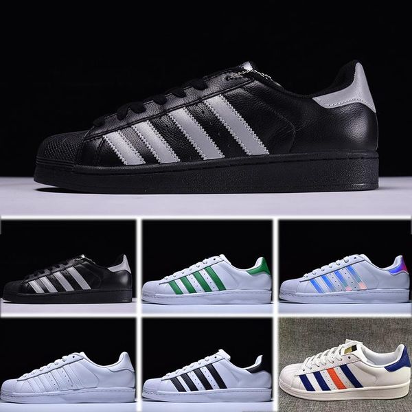 2019 super star white hologram iridescent junior superstars 80s pride womens mens trainers superstar casual shoes size 36-45
2019 super star white hologram iridescent junior superstars 80s pride womens mens trainers superstar casual shoes size 36-45