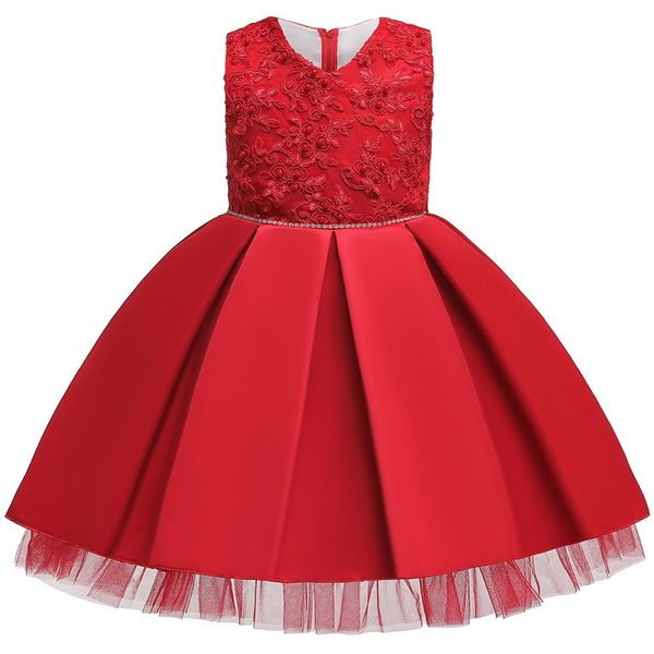 girls baby flower girls wedding party banquet bead dress birthday party dance performance dinner embroidery dress, Red;yellow
girls baby flower girls wedding party banquet bead dress birthday party dance performance dinner embroidery dress, Red;yellow