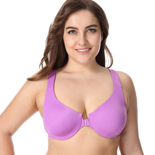 new seamless non padded hidden underwire front closure bra 32-48 b c d dd e, Red;black
new seamless non padded hidden underwire front closure bra 32-48 b c d dd e, Red;black
