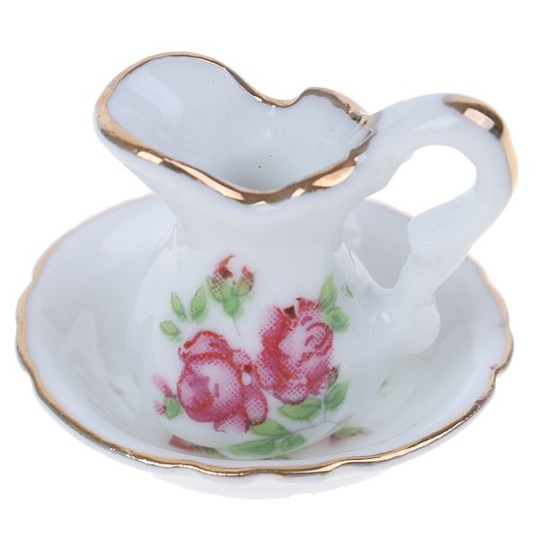 1:12 miniature doll house pink flower patten porcelain coffee tea cups ceramic tableware dollhouse kitchen accessories
1:12 miniature doll house pink flower patten porcelain coffee tea cups ceramic tableware dollhouse kitchen accessories