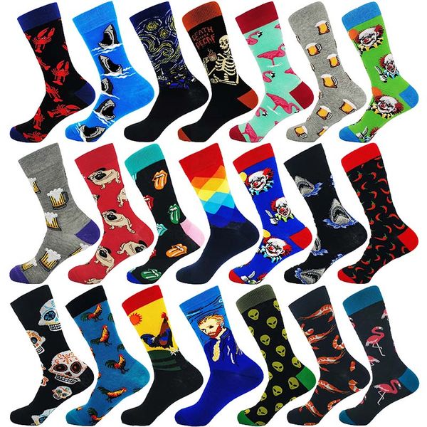 men socks cotton funny socks for man women novelty casual dressing color happy crew for happy wedding accessories gift, Black
men socks cotton funny socks for man women novelty casual dressing color happy crew for happy wedding accessories gift, Black