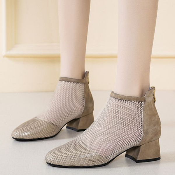 thick heel sandals women mesh gauze baotou mid-heel breathable women's shoes 2020 spring and summer new hollow high-heeled shoes, Black
thick heel sandals women mesh gauze baotou mid-heel breathable women's shoes 2020 spring and summer new hollow high-heeled shoes, Black