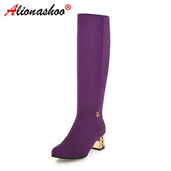 plus size 34-43 brand women knee high boots casual square high heels motorcycle boots new autumn black green winter shoes woman
plus size 34-43 brand women knee high boots casual square high heels motorcycle boots new autumn black green winter shoes woman
