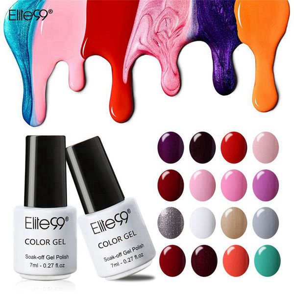 elite99 7ml pure color polish semi permanent gorgeous nail polish enamel soak off uv led lamp cure varnish base nail art
elite99 7ml pure color polish semi permanent gorgeous nail polish enamel soak off uv led lamp cure varnish base nail art