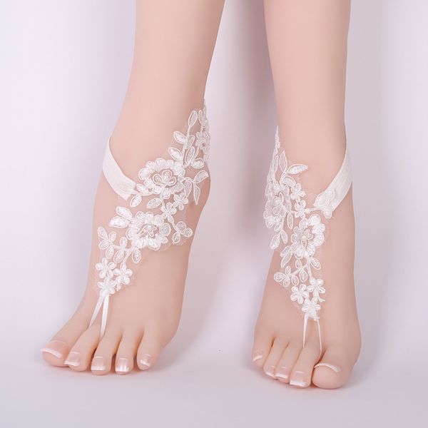 chicvie bridal summer crochet barefoot sandals lace anklets wedding prom party ankle-length women bare feet sandals san190061, Red;blue
chicvie bridal summer crochet barefoot sandals lace anklets wedding prom party ankle-length women bare feet sandals san190061, Red;blue