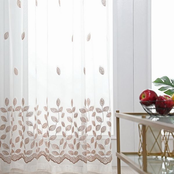 cotton leaf light embroidery pattern light curtain used in living room bedroom curtain m099c
cotton leaf light embroidery pattern light curtain used in living room bedroom curtain m099c