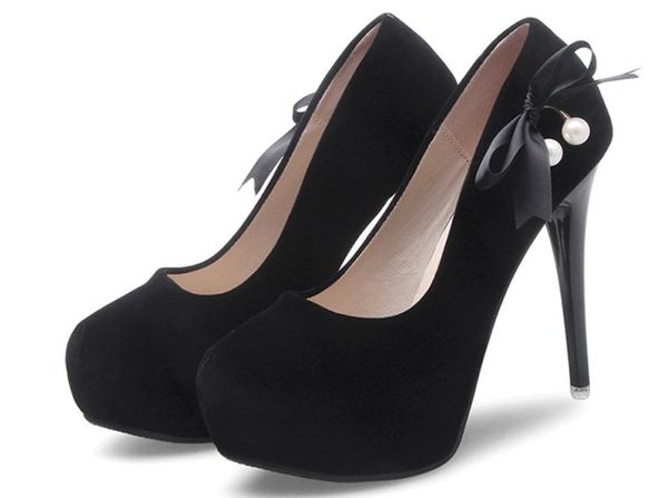 2019 women's shoes in spring and autumn with new style high heel fine heel round head waterproof table suede @nm653, Black
2019 women's shoes in spring and autumn with new style high heel fine heel round head waterproof table suede @nm653, Black