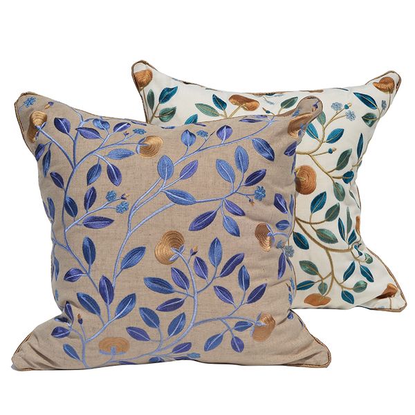 dunxdeco cushion cover square pillow case modern simple classical garden leaf embroidery sofa chair coussin seat cushion cover
dunxdeco cushion cover square pillow case modern simple classical garden leaf embroidery sofa chair coussin seat cushion cover