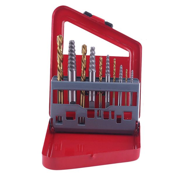 new screw extractor and left hand drill bit set broken bolt remover, 10 piece alloy extractors drill bits
new screw extractor and left hand drill bit set broken bolt remover, 10 piece alloy extractors drill bits