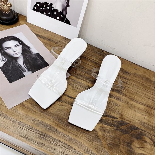 clear crystal perspex heels women slippers summer pvc transparent jelly shoes fashion square toe sandals femmes pumps, Black
clear crystal perspex heels women slippers summer pvc transparent jelly shoes fashion square toe sandals femmes pumps, Black