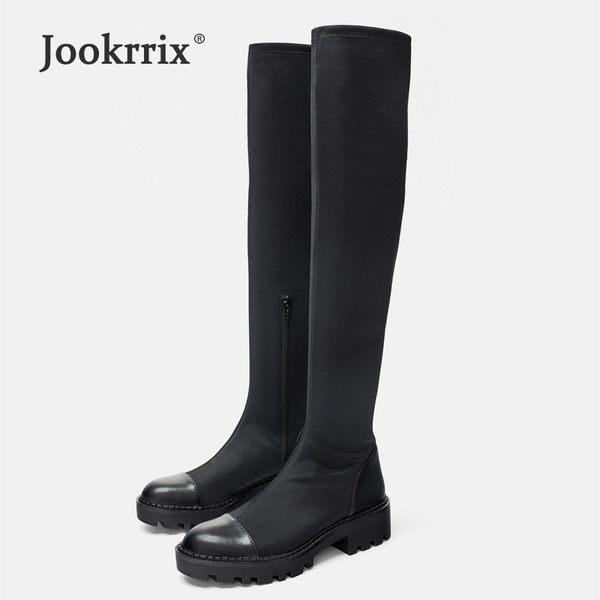 jookrrix 2019 новые ботинки женщин тавра высокого более-коленных эластичность длинные сапоги lady chaussure женский обувные ly191224, Black
jookrrix 2019 новые ботинки женщин тавра высокого более-коленных эластичность длинные сапоги lady chaussure женский обувные ly191224, Black