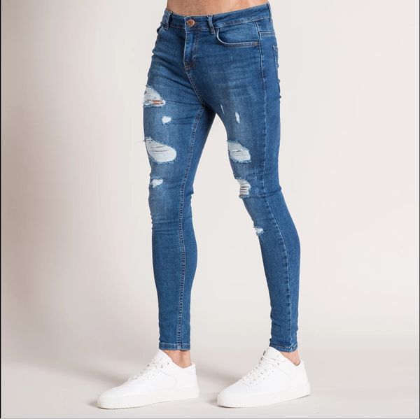 jeans men washing men's wear tight-fit knee with holes ozhouzhan 2018 spring and summer thin men's, Blue
jeans men washing men's wear tight-fit knee with holes ozhouzhan 2018 spring and summer thin men's, Blue