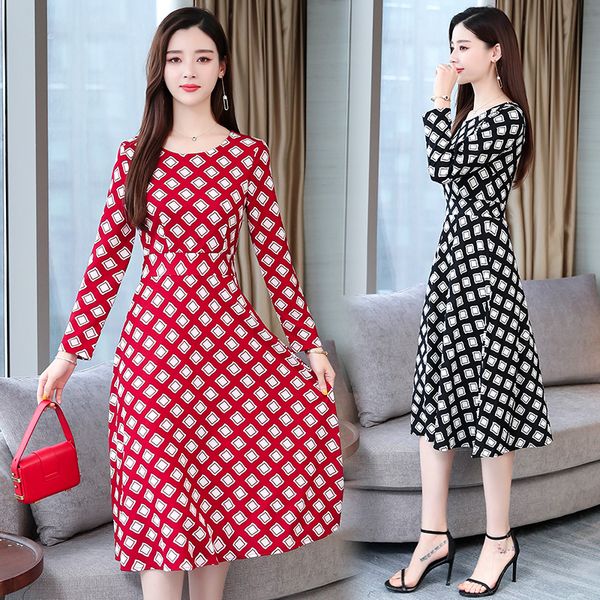hayblst brand dress womens 2020 new spring plus size 5xl elegant kawaii vestidos long sleeve loose korean stysle plaid clothing, Black;gray
hayblst brand dress womens 2020 new spring plus size 5xl elegant kawaii vestidos long sleeve loose korean stysle plaid clothing, Black;gray