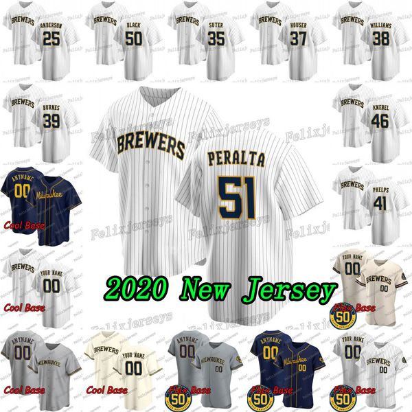 51 freddy peralta 2020 50 ray black corey knebel david phelps corbin burnes devin williams adrian houser brent suter brett anderson jersey, Blue;black
51 freddy peralta 2020 50 ray black corey knebel david phelps corbin burnes devin williams adrian houser brent suter brett anderson jersey, Blue;black
