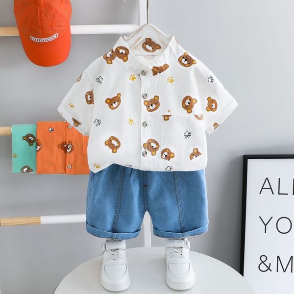 boys summer clothes toddler kids clothing suits handsome baby shirt dress 1-4 years old short-sleeved children's clothing, White
boys summer clothes toddler kids clothing suits handsome baby shirt dress 1-4 years old short-sleeved children's clothing, White