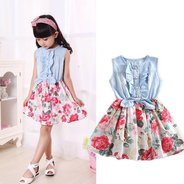 cute girl kids dress printed cowboy summer sleeveless ruffle bow tie floral vestido chuva de amor tutu dress baby girl 0-7t, Red;yellow
cute girl kids dress printed cowboy summer sleeveless ruffle bow tie floral vestido chuva de amor tutu dress baby girl 0-7t, Red;yellow