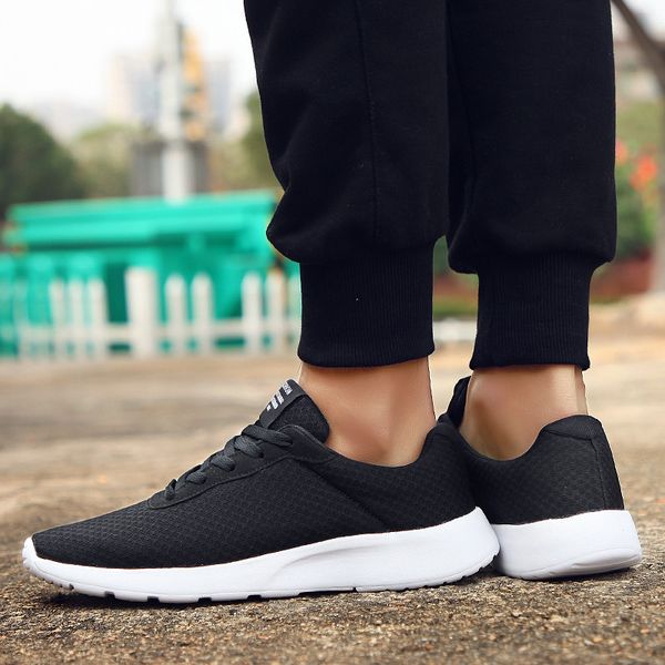couple's lightweight running shoes simple breathable men sneakers gym fitness women casual shoes outdoor walk footwear, Black
couple's lightweight running shoes simple breathable men sneakers gym fitness women casual shoes outdoor walk footwear, Black
