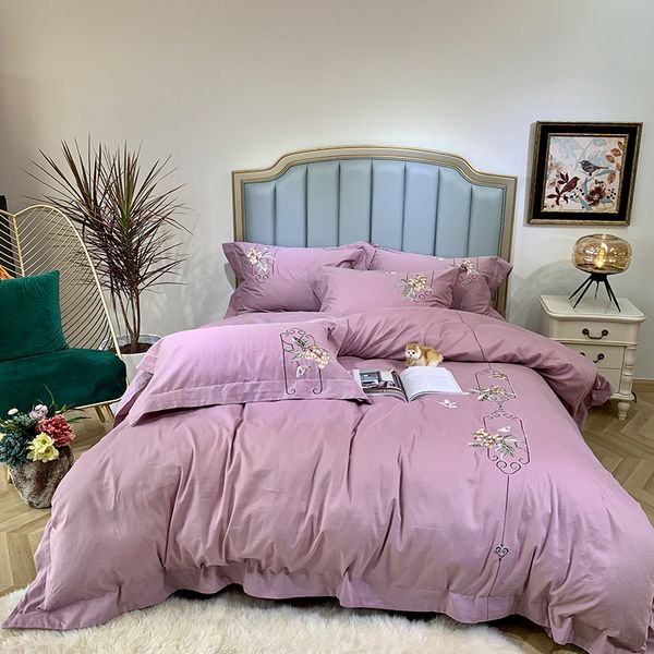 new style bedding four-piece all cotton grinding wool embroidery bed sheets quilt cover soft breathable four seasons universal
new style bedding four-piece all cotton grinding wool embroidery bed sheets quilt cover soft breathable four seasons universal