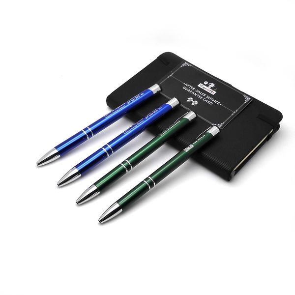 promotional giveaway ideas metal ballpoint pen engraved with enterprises ls or banks logo and contacts, Blue;orange
promotional giveaway ideas metal ballpoint pen engraved with enterprises ls or banks logo and contacts, Blue;orange