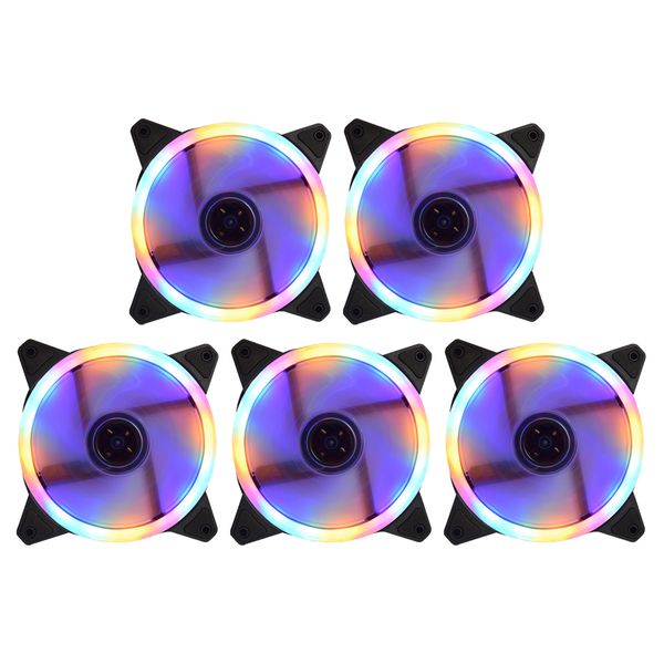 5-pack 4 pin 12v dc 120mm led pc cooler fan with cushions for computer cases cooling
5-pack 4 pin 12v dc 120mm led pc cooler fan with cushions for computer cases cooling