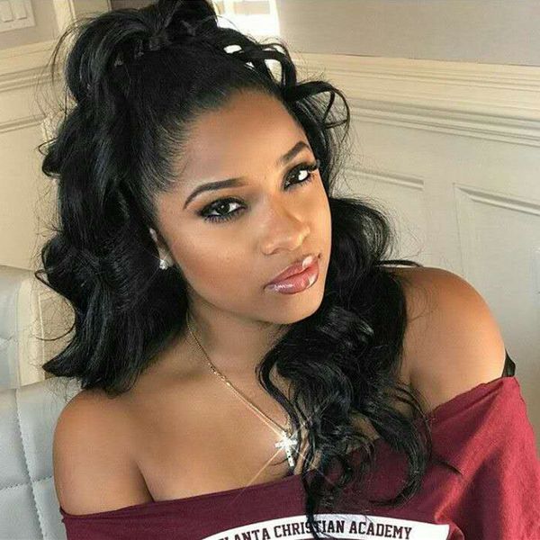 one piece wrap around human hair ponytail extensions clip in on body wave ponytail extensions pony tail 140g/pc 14inch dark brown color, Black
one piece wrap around human hair ponytail extensions clip in on body wave ponytail extensions pony tail 140g/pc 14inch dark brown color, Black