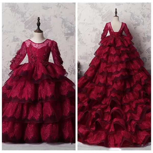 sheer long sleeves ball gown lace girl pageant dresses tiered beaded puffy bandage back formal kids birthday prom party gowns customi
sheer long sleeves ball gown lace girl pageant dresses tiered beaded puffy bandage back formal kids birthday prom party gowns customi