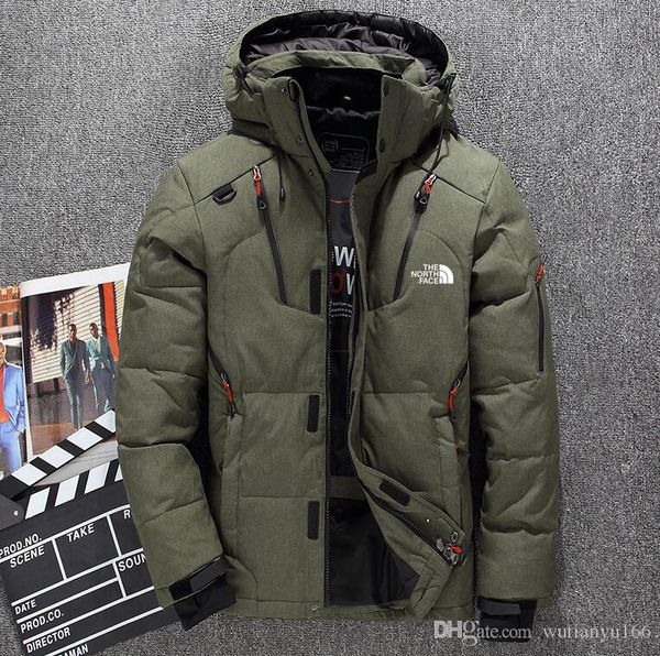 Winter men down hoodie white duck down north jacket camping windproof ki warm down coat outdoor ca ual hooded port wear face, Black
Winter men down hoodie white duck down north jacket camping windproof ki warm down coat outdoor ca ual hooded port wear face, Black