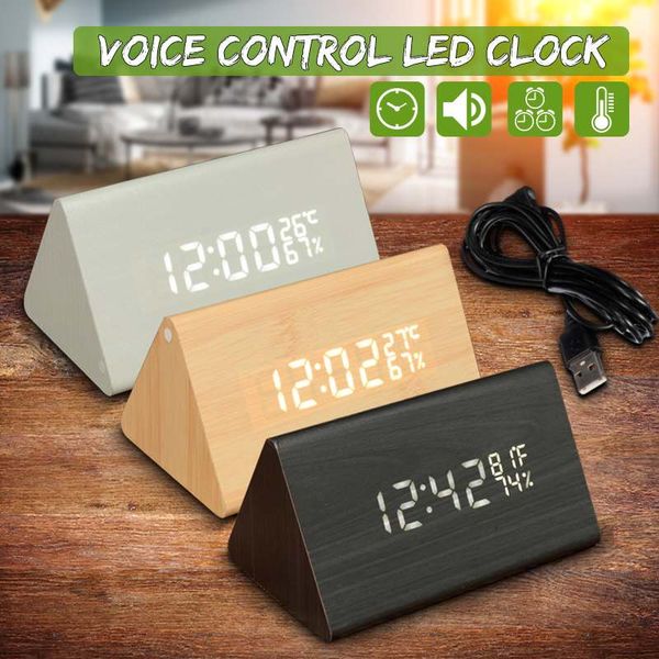 1pc digital clock wooden electronic led time display temperature and humidity detect clock for bedroom alarm digital
1pc digital clock wooden electronic led time display temperature and humidity detect clock for bedroom alarm digital