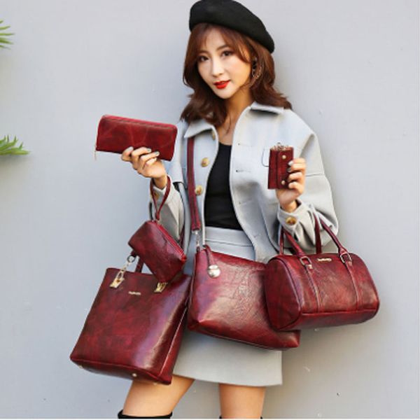 bag female 2020 new style european and american six - piece set temperament fashion with one - shoulder cross carry female bag
bag female 2020 new style european and american six - piece set temperament fashion with one - shoulder cross carry female bag